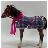 Farm Animal Toy Set with Barn, American Girl Horse Figure, and Accessories