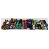 Lot of 34 Assorted Diecast Toy Cars Hot Wheels and Matchbox