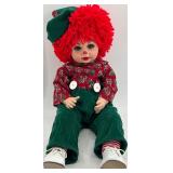 Dolls by Jerri - Raggedy Jim and Raggedy Ann Christmas Porcelain Dolls with Original Boxes