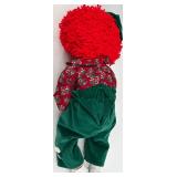 Dolls by Jerri - Raggedy Jim and Raggedy Ann Christmas Porcelain Dolls with Original Boxes