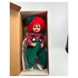 Dolls by Jerri - Raggedy Jim and Raggedy Ann Christmas Porcelain Dolls with Original Boxes