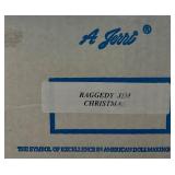 Dolls by Jerri - Raggedy Jim and Raggedy Ann Christmas Porcelain Dolls with Original Boxes