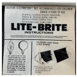 Vintage Lite-Brite Toy with Box, Pegs, and Instructions