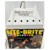 Vintage Lite-Brite Toy with Box, Pegs, and Instructions