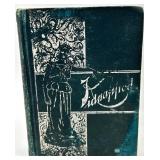 Vintage Books with a Humming Bird Music Box