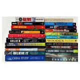 Book Lot - Sports Biographies & History Titles