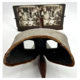 Antique Stereoscope Viewer - Underwood & Underwood Patent 1901
