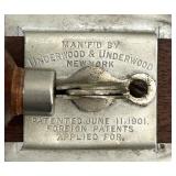 Antique Stereoscope Viewer - Underwood & Underwood Patent 1901