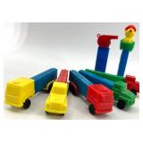 Star Graph & American Plastic Bricks - Vintage Educational Building Toys