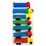 Star Graph & American Plastic Bricks - Vintage Educational Building Toys