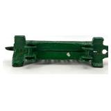 Handcrafted Wooden Train Display Shelf and Cast Iron Train Set