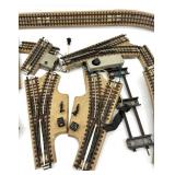 Märklin HO Track Assortment & 2 Box cars