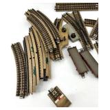 Märklin HO Track Assortment & 2 Box cars