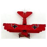 Toy Airplanes Lot - Coca-Cola Plane, Cross Biplane, Wooden Twin-Deck Plane