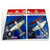 Toy Airplanes Lot - Coca-Cola Plane, Cross Biplane, Wooden Twin-Deck Plane