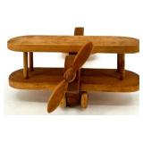 Toy Airplanes Lot - Coca-Cola Plane, Cross Biplane, Wooden Twin-Deck Plane