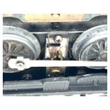 Vintage American Flyer Steam Locomotive Lot - Black 999 Engine with Reading Freight Car and Additional Cars