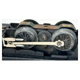 Vintage American Flyer Steam Locomotive Lot - Black 999 Engine with Reading Freight Car and Additional Cars