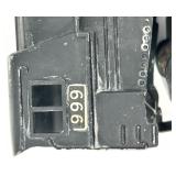 Vintage American Flyer Steam Locomotive Lot - Black 999 Engine with Reading Freight Car and Additional Cars