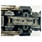 Vintage American Flyer Steam Locomotive Lot - Black 999 Engine with Reading Freight Car and Additional Cars