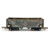 Vintage American Flyer Steam Locomotive Lot - Black 999 Engine with Reading Freight Car and Additional Cars