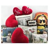 Decorative Throw Pillows - Holiday Theme Assortment
