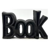 Book Ends - Heavy Metal Block-Letter Set, 2 Pieces