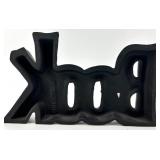 Book Ends - Heavy Metal Block-Letter Set, 2 Pieces