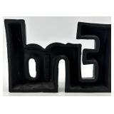 Book Ends - Heavy Metal Block-Letter Set, 2 Pieces
