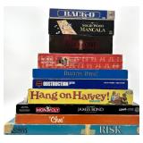 Vintage Board Game Lot - Rack-O, Mancala, Clue & Risk