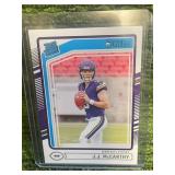 2024 Donruss Rated Rookies J.J. McCarthy Rookie Card