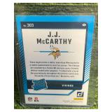 2024 Donruss Rated Rookies J.J. McCarthy Rookie Card