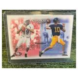 2000 Fleer Skybox Brady/Carmazzi   Tom Brady Rookie Card