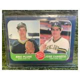 1986 Fleer Baseball Jose Canseco Rookie