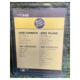 1986 Fleer Baseball Jose Canseco Rookie