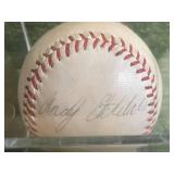 Andy Etchebarren Autographed Baseball