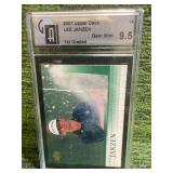 2001 Upper Deck Lee Janzen Graded 9.5