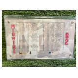 1998 Authentic Images Mark McGwire 62 Home Runs