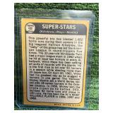 1968 Topps Super Stars Harmon Killebrew, Willie Mays, Mickey Mantle