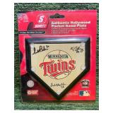 Twins Pitchers: Scott Baker, Kevin Slowey, and Nick Blackburn Autographed Plate