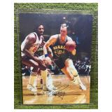 Rick Barry Autographed 8 x 10 Photo