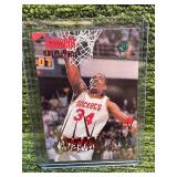 1995 Topps Stadium Club Hakeem Olajuwon Beam Team insert