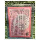 1983 Topps Ronnie Lott