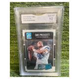 2016 Donruss Optic Dak Prescott Rookie Graded 10