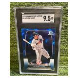 2023 Bowman Chrome Sapphire Anthony Volpe SGC Graded 9.5