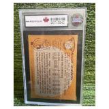 1981-82 Topps Magic Johnson 1st Solo Card RC Graded KSA 8.5