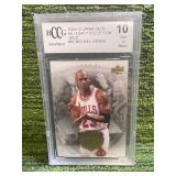 2009-10 Upper Deck MJ Legacy Collection Gold Michael Jordan BCCG Graded 10