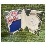 2020 Playbook Authentic Jersey Autograph Booklet of Jake Fromm Rookie Card /199
