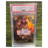 2024 Gold Standard Luke McCaffrey Autograph-Sapphire PSA Graded Mint 9, Auto 10