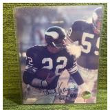 Paul Krause HOF 98 Autographed 8 x 10 Photo